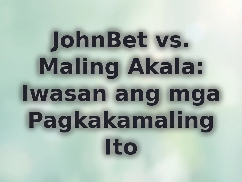 Pagkakamali sa Betting